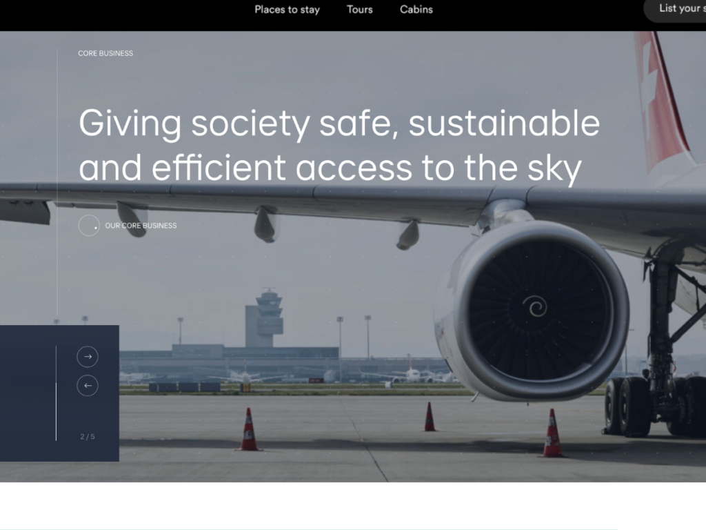full page headers - web design trends