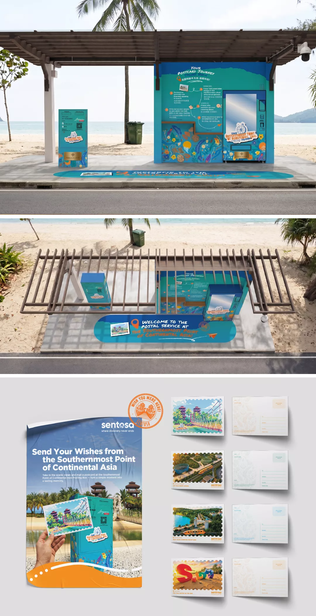 Sentosa Southernmost Point Mailbox Experience